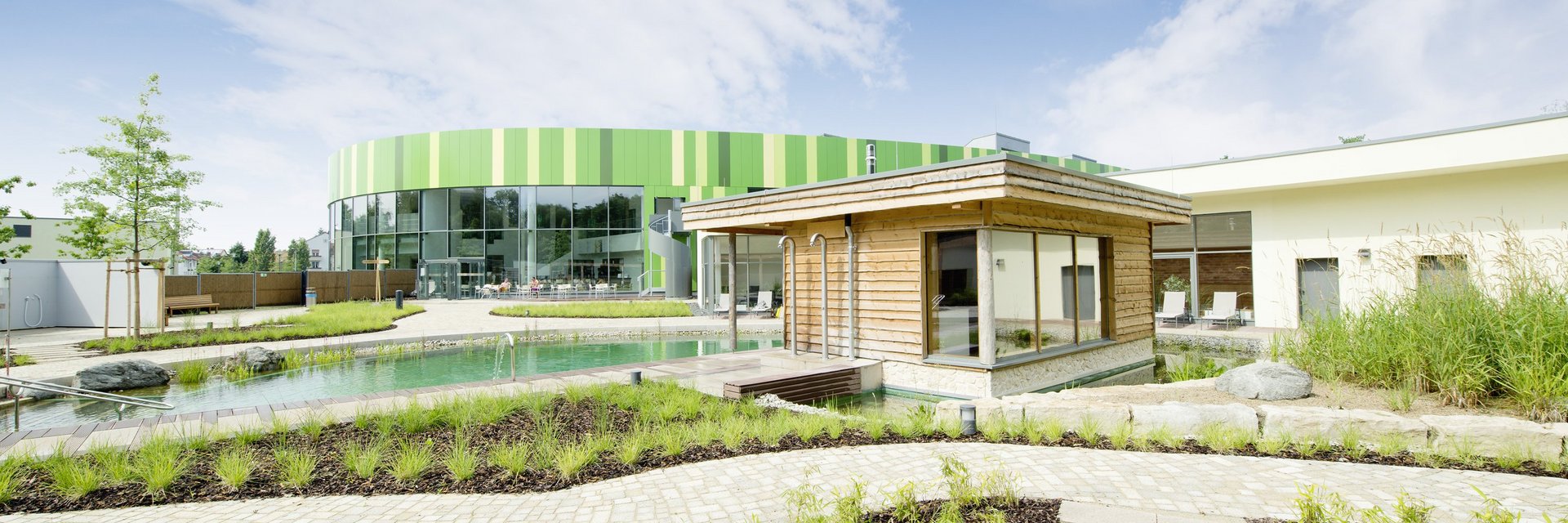 Saunagarten im Bambados Saunagarten im Bambados