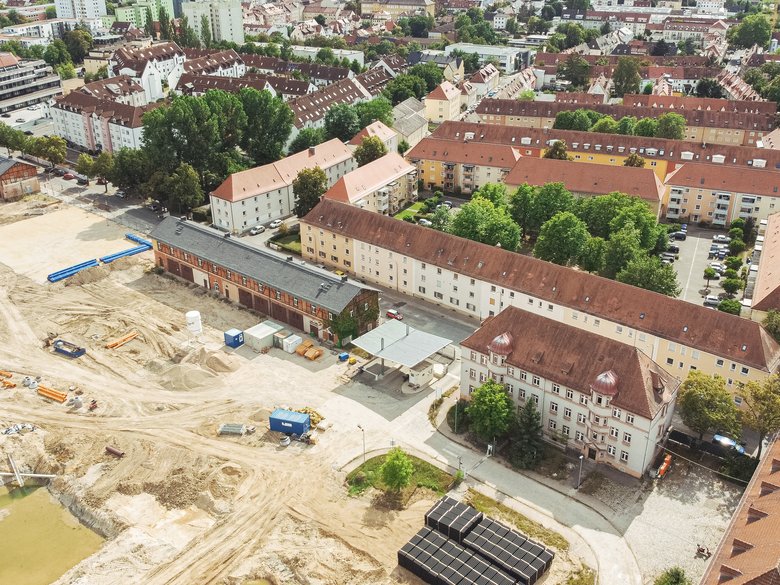 Lagarde-Campus Baustelle von oben