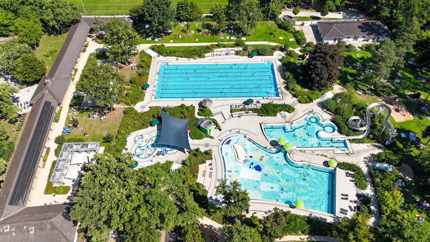 Stadionbad Bamberg Luftbild