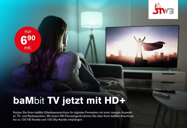 baMbit TV jetzt mit HD+