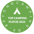 Top Camping Plätze 2023 Sticker