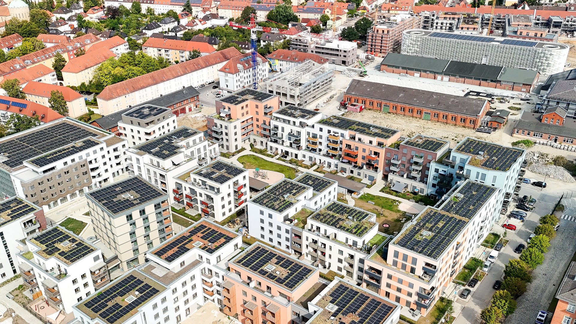 Drohnenflug über Lagarde-Campus August 2024