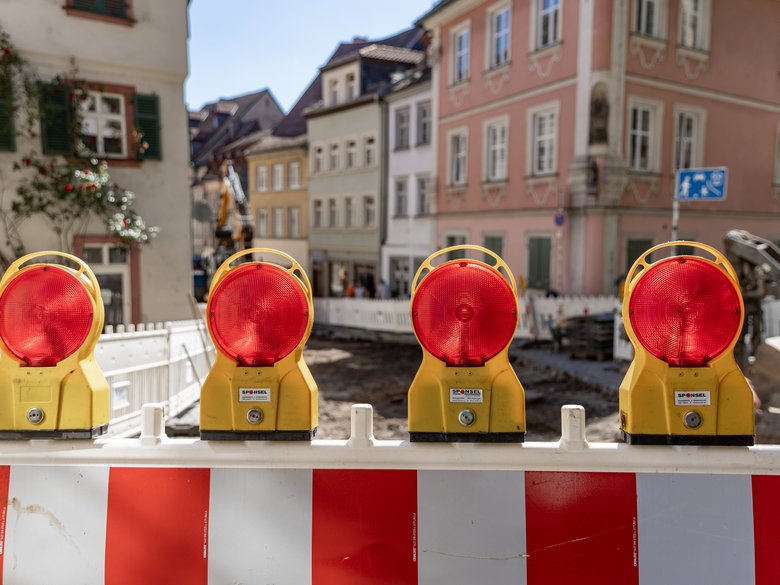 Baustellen Absperrung